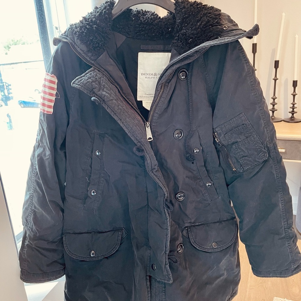 Denim Supply Ralph Lauren Women's Snorkel Parka L